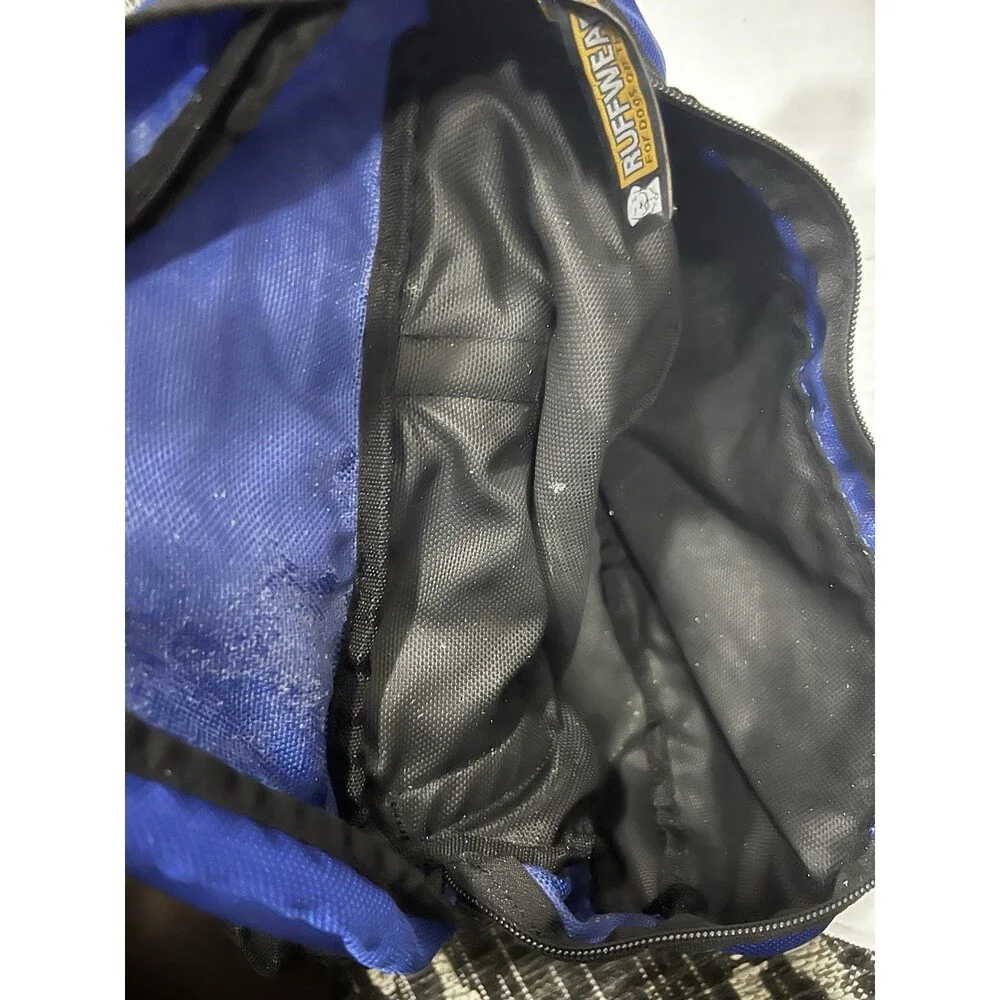 Ruffwear Dog Saddle Bags Medium Approach Style Pack blue harness